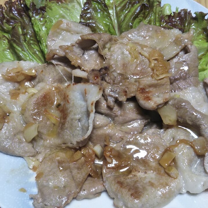 豚肉のにんにく焼き☆